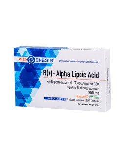 VIOGENESIS R(+) - Alpha Lipoic Acid 250mg 30caps