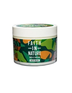 FAITH IN NATURE Mask Shea and Argan Μάσκα Μαλλιών με Βούτυρο Καριτέ και Έλαιο Αργκάν, 300ML