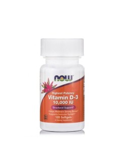 Now Vitamin D3 10.000 IU, 120softgels