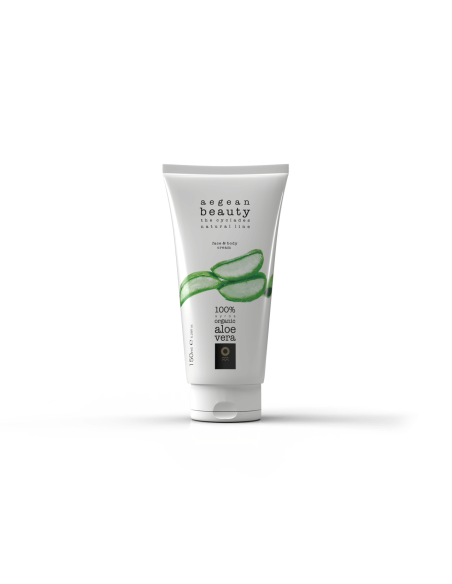 Aegean Beauty FACE & BODY CREAM ALOE VERA Κρέμα προσώπου & σώματος με αλόη Σύρου, 150ml