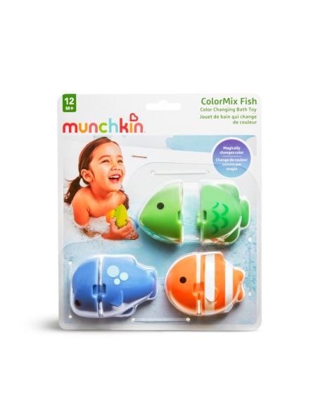 Munchkin Παιχνίδι Μπάνιου Colour Mix Fish Σετ 3τμχ