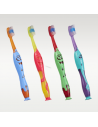 Elgydium Kids Monster Toothbrush Soft Απαλή Οδοντόβουρτσα 2-6 Years Πράσινο-Κόκκινο 1pce