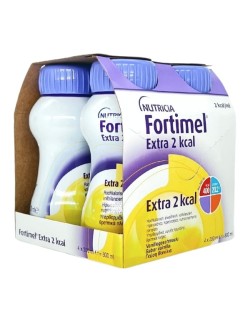 Nutricia Fortimel Extra 2 Kcal Τρόφιμο με Γεύση Βανίλια, 4x200ml