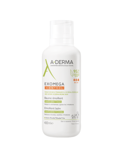 A-Derma Exomega Control Baume Emollient Rich Μαλακτικό Βάλσαμο Κατά του Κνησμού, 400ml