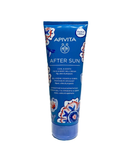 Apivita After Sun Lim Edit. Δροσιστική & Καταπραϋντική Κρέμα Gel για Πρόσωπο & Σώμα, 200ml