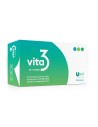 Uneed Vita3 Συμπλήρωμα διατροφής υψηλής βιοδιαθεσιμότητας βιταμινών D3 3000 IU και B9 φολικού οξέος 800μg και B12 1000μg 30