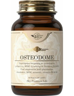 Sky Premium Life Osteodome Συμπλήρωμα Διατροφής για τη Φυσιολογική Λειτουργία των Οστών - Αρθρώσεων, 60tabs