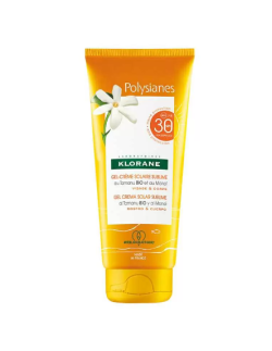 Klorane Polysianes Sunscreen Gel Cream Spf30 Αντηλιακή Κρέμα Προσώπου & Σώματος, 200ml