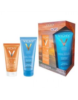 Vichy Capital Soleil Dry Touch Fluid Αντηλιακό Προσώπου Ματ SPF50 50 ml + Δώρο Soothing After Sun Milk 100 ml
