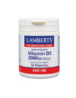 LAMBERTS Vitamin D3 2000iu 30 caps