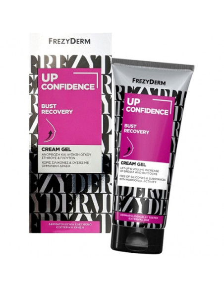 Frezyderm UP Confidence Bust Recovery Cream Gel Κρέμα Τζελ για Ανόρθωση & Αύξηση Όγκου Στήθους & Γλουτών, 200ml