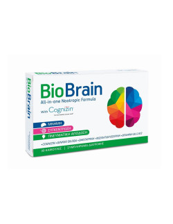 BioAxess Bio Brain With Cognizin Συμπλήρωμα Διατροφής για την Μνήμη 30caps