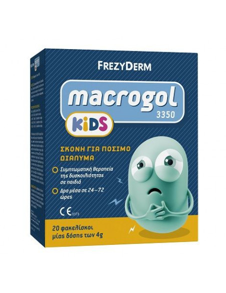 Frezyderm Macrogol Kids 3350 Σκόνη για Πόσιμο Διάλυμα για την Παιδική Δυσκοιλιότητα 20x4gr sackets