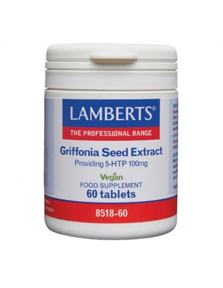 Lamberts Griffonia Seed Extract (5-HTP 100 mg) για την ενίσχυση της διάθεσης και της ψυχολογίας 60 tabs