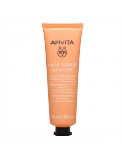 Apivita Face scrub Apricot Gentle exfoliating Απολεπιστικό προσώπου με βερύκοκο 50 ml