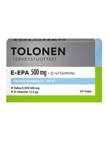 Dr. Tolonen's E-EPA Ιχθυέλαιο 500mg 40caps
