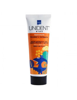 Intermed Unident Kids Toothpaste Παιδική Οδοντόκρεμα 1000ppm Φθόριο 2y+, 50ml