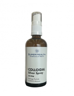 Super Health Colloidal Silver 20ppm Vegan spray 100ml