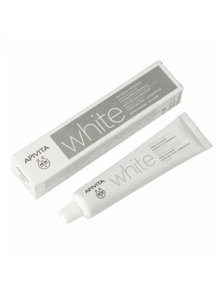 Apivita Dental Care White Toothpaste mastic & propolis Οδοντόκρεμα για λεύκανση με μαστίχα και πρόπολη 75 ml