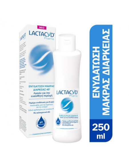 Lactacyd Pharma Ultra-Moisturising 40+ Λοσιόν Ενυδάτωσης για την Ευαίσθητη Περιοχή 250ml