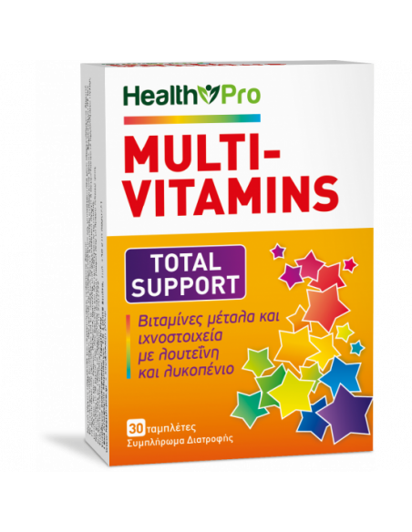 HEALTH PRO Multivitamins Total Support, Πολυβιταμίνες 30tabs