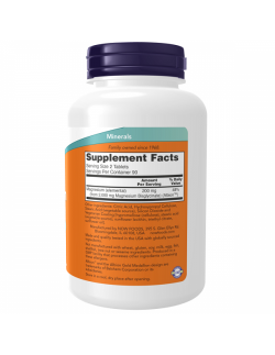 Now Foods Magnesium Glycinate Συμπλήρωμα Διατροφής Γλυκινικού Μαγνησίου 180tabs