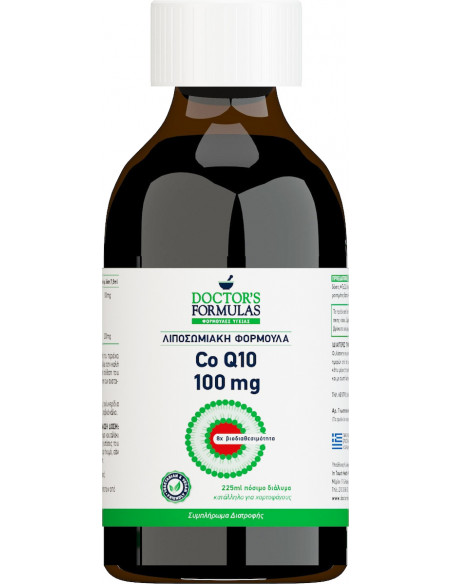 Doctor's Formulas CoQ10 100mg Liposomal Formula Λιποσωμιακό συνένζυμο Q10, 225ml