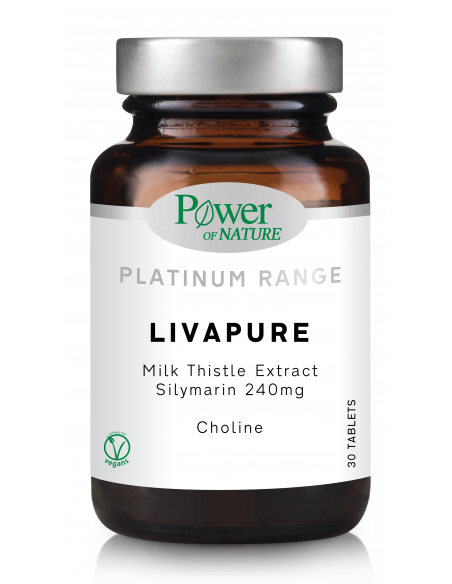 Power Health Platinum LivaPure with Milk Thistle & Choline 30 Tabs