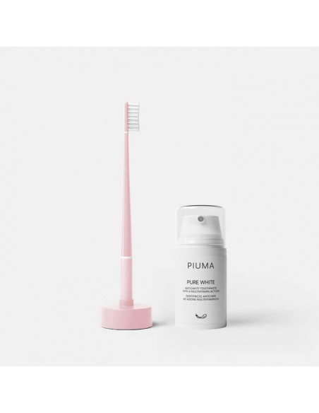 PIUMA SMILE BOX Μαλακή Οδοντόβουρτσα με Echinacea Baby Pink