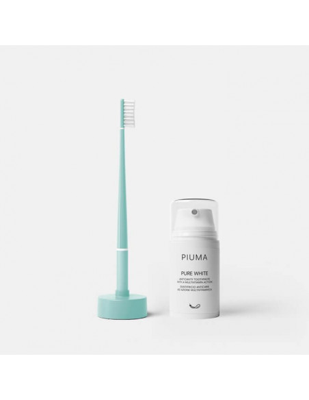 PIUMA SMILE BOX Μαλακή Οδοντόβουρτσα με Echinacea Aqua Green