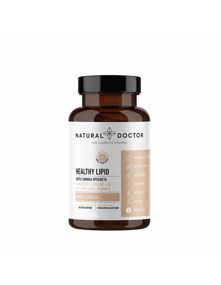 Natural Doctor Healthy Lipid Φόρμουλα για υγιή επίπεδα χοληστερίνης 90caps