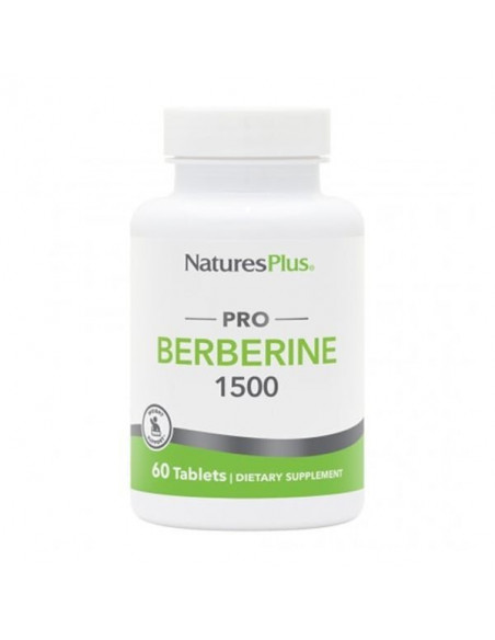 Nature's Plus Pro Berberine 1500mg Βερβερίνη για την Υγεία της καρδιάς και έλεγχο του βάρους 60caps