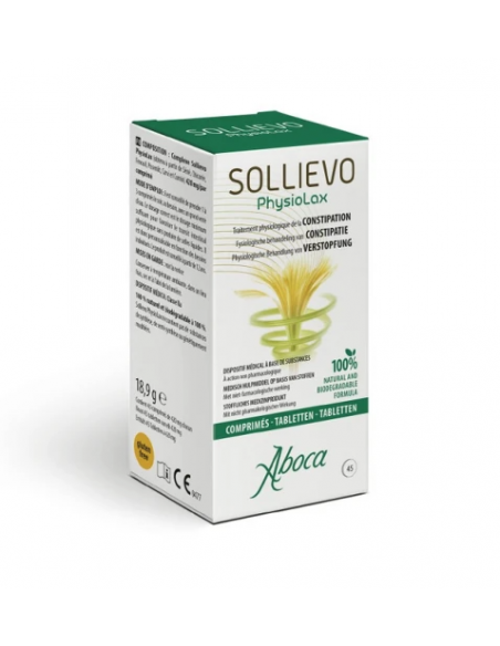 Aboca Sollievo PhysioLax Αντιμετώπιση της Δυσκοιλιότητας 45 tabs