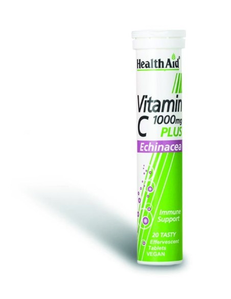 Health Aid Vitamin C 1000mg PLUS Echinacea