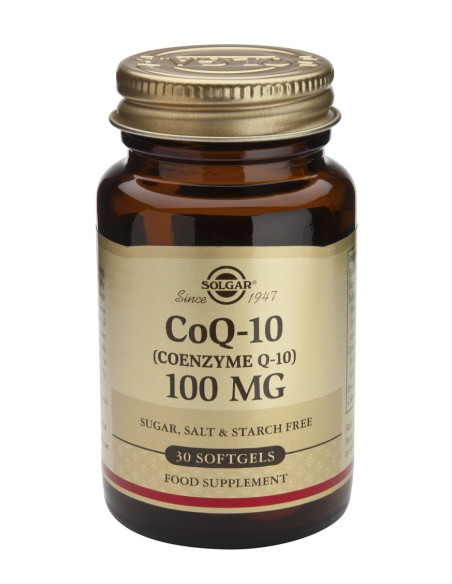 Solgar Coenzyme Q-10 100mg Softgels 30s