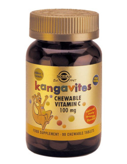 Solgar Kangavites Vitamin C 100mg , 90 Chewable Tabs