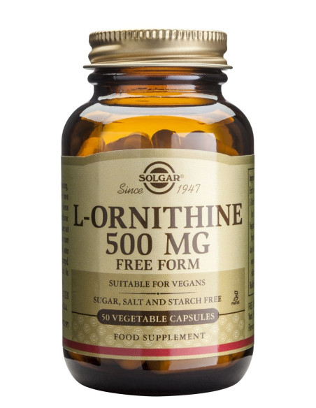 Solgar L-Ornithine 500mg Veg.Caps  50s