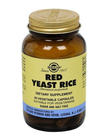 Solgar Red Yeast Rice 600mg Veg.Caps 60s