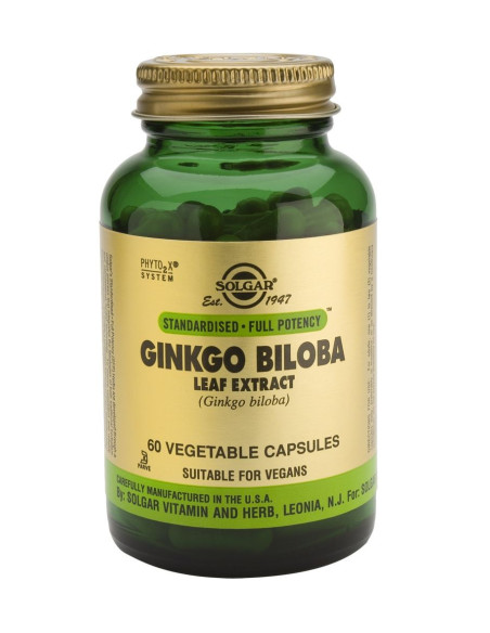 Solgar Ginkgo Biloba Leaf Extract 60 Veg.Caps