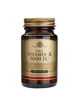 Solgar Vitamin A 5000IU Dry 100Tabs