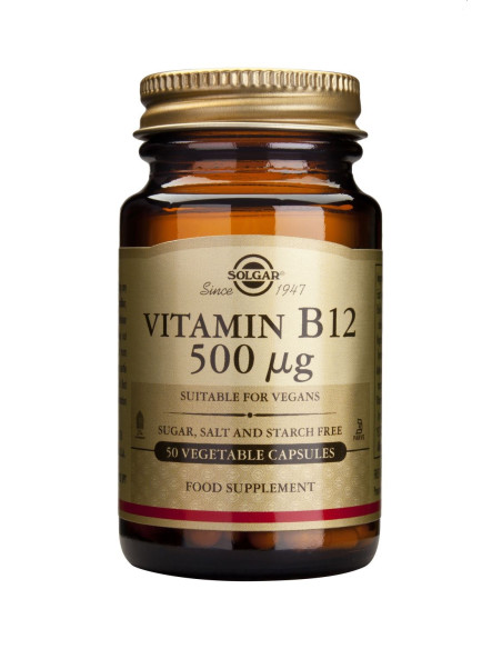 Solgar Vitamin B-12 500ug veg.caps 50s