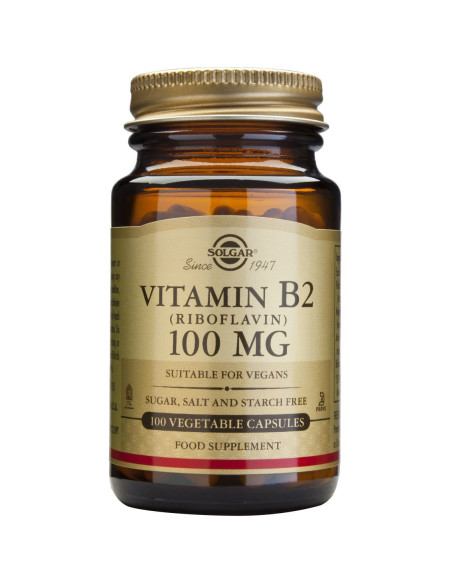 Solgar Vitamin B-2 100mg Veg.Caps 100s