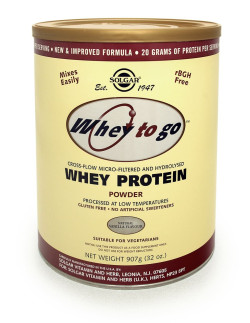 Solgar Whey to go Protein Vanilla powder 907gr