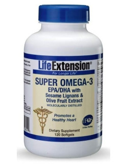 LIFE EXTENSION SUPER OMEGA-3 120 softgels