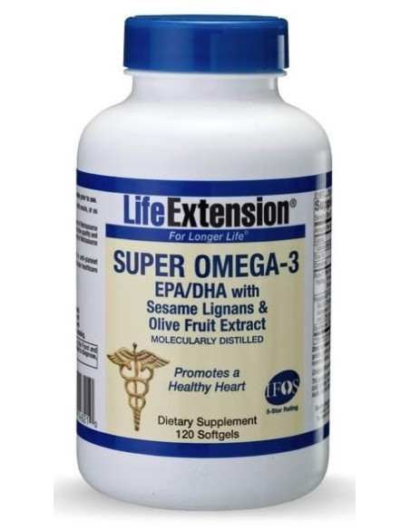LIFE EXTENSION SUPER OMEGA-3 120 softgels