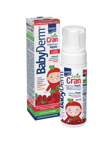 INTERMED BabyDerm Junior Cran Cleansing Foam 150 ml