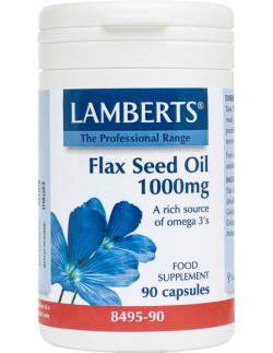 LAMBERTS Flax Seed Oil 1000mg 90 Caps