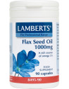 LAMBERTS Flax Seed Oil 1000mg 90 Caps