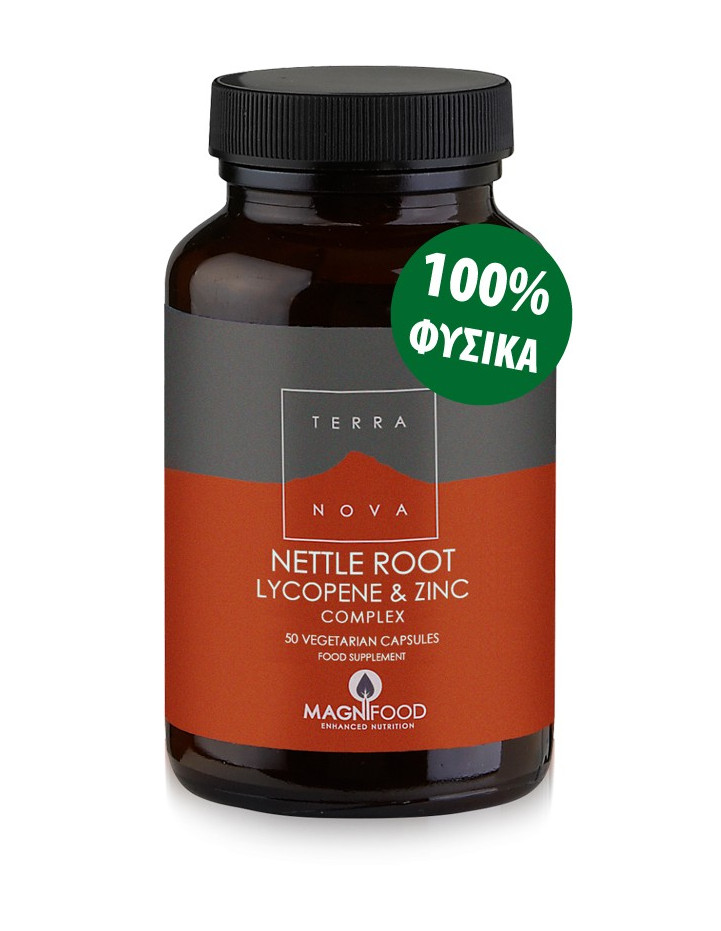 TERRANOVA Lycopene Zinc Nettle Root - Prostate Support 50 veg. Caps