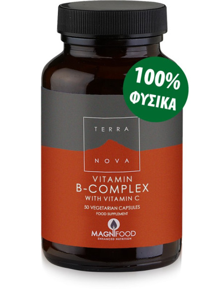 TERRANOVA B-Complex with Vitamin C 50 veg. Caps